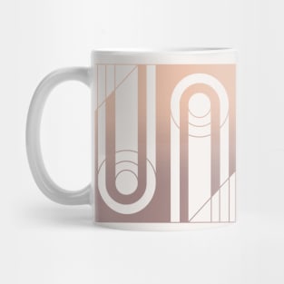 Geometric pink elegant abstract minimal Mug